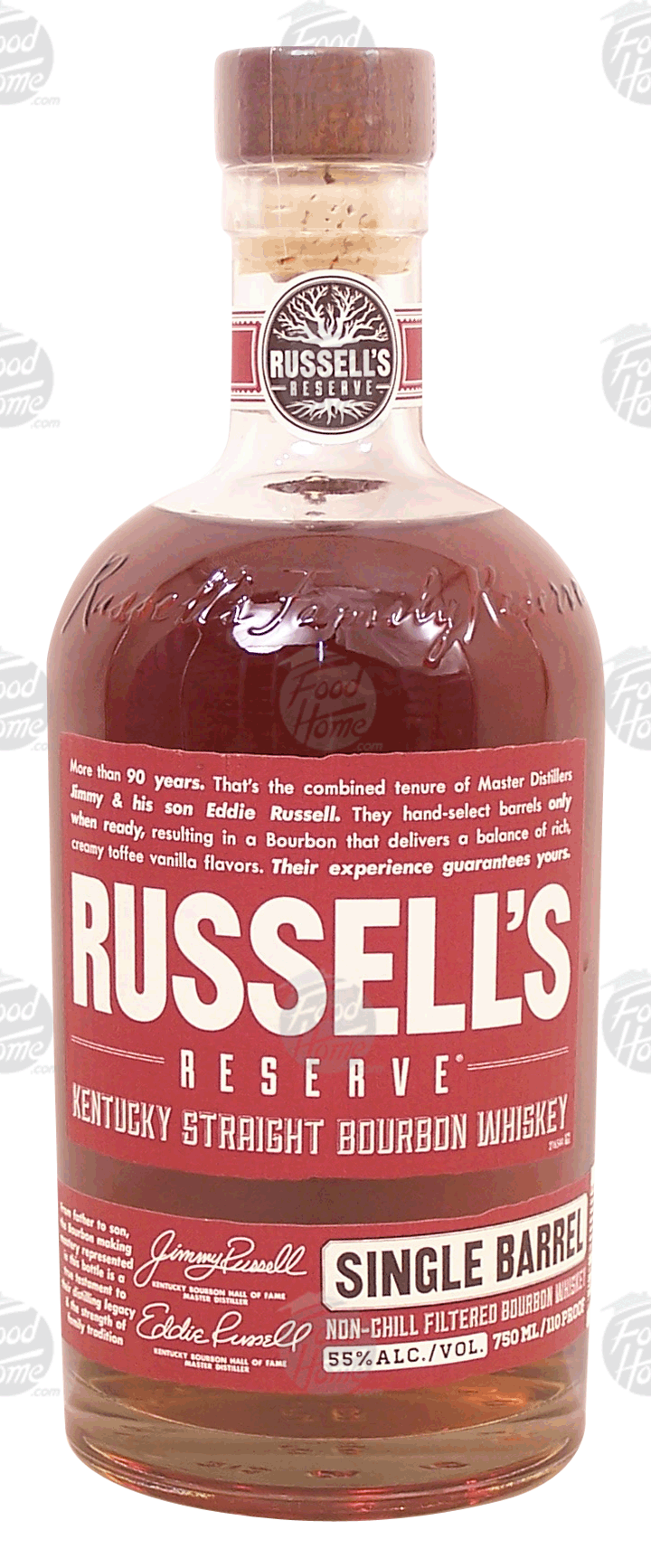 Russell's Reserve kentucky straight bourbon whiskey, 55% alc. by vol. Full-Size Picture